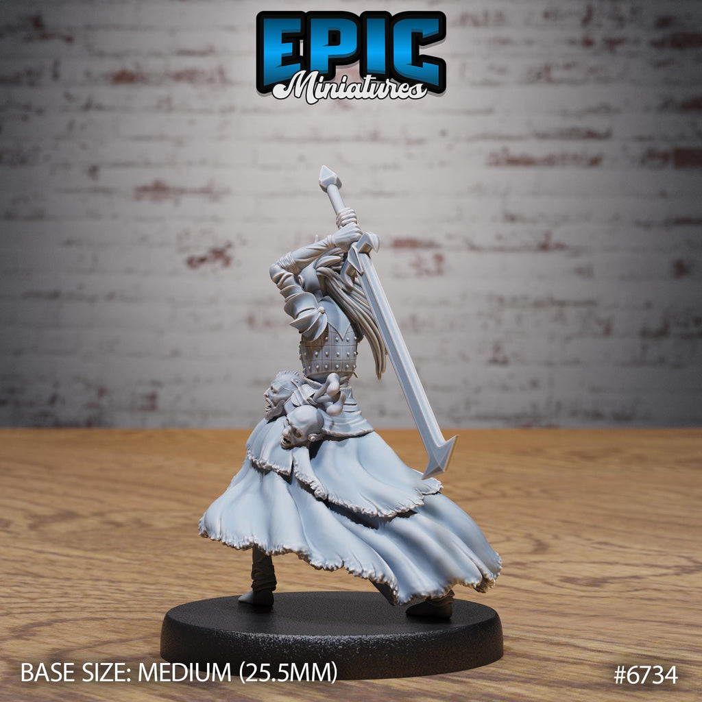 Revenant Headhunter Option #6734 back DND miniature Lich Lords Crypt 16k resin