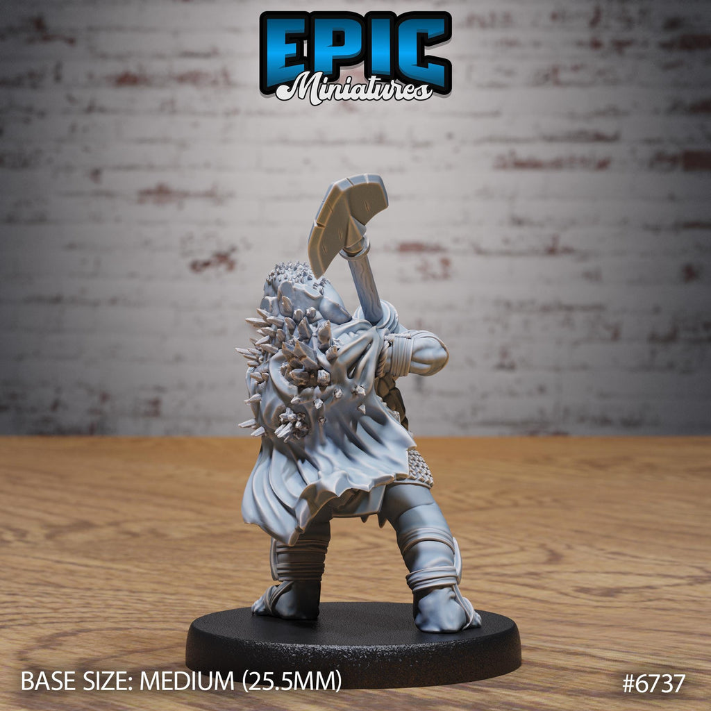 Turtlefolk Grave Robber Option #6737 back DND miniature Lich Lords Crypt 16k resin
