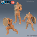 Barbarian Viking Warrior Set of 3 DND miniatures group photo Viking Age