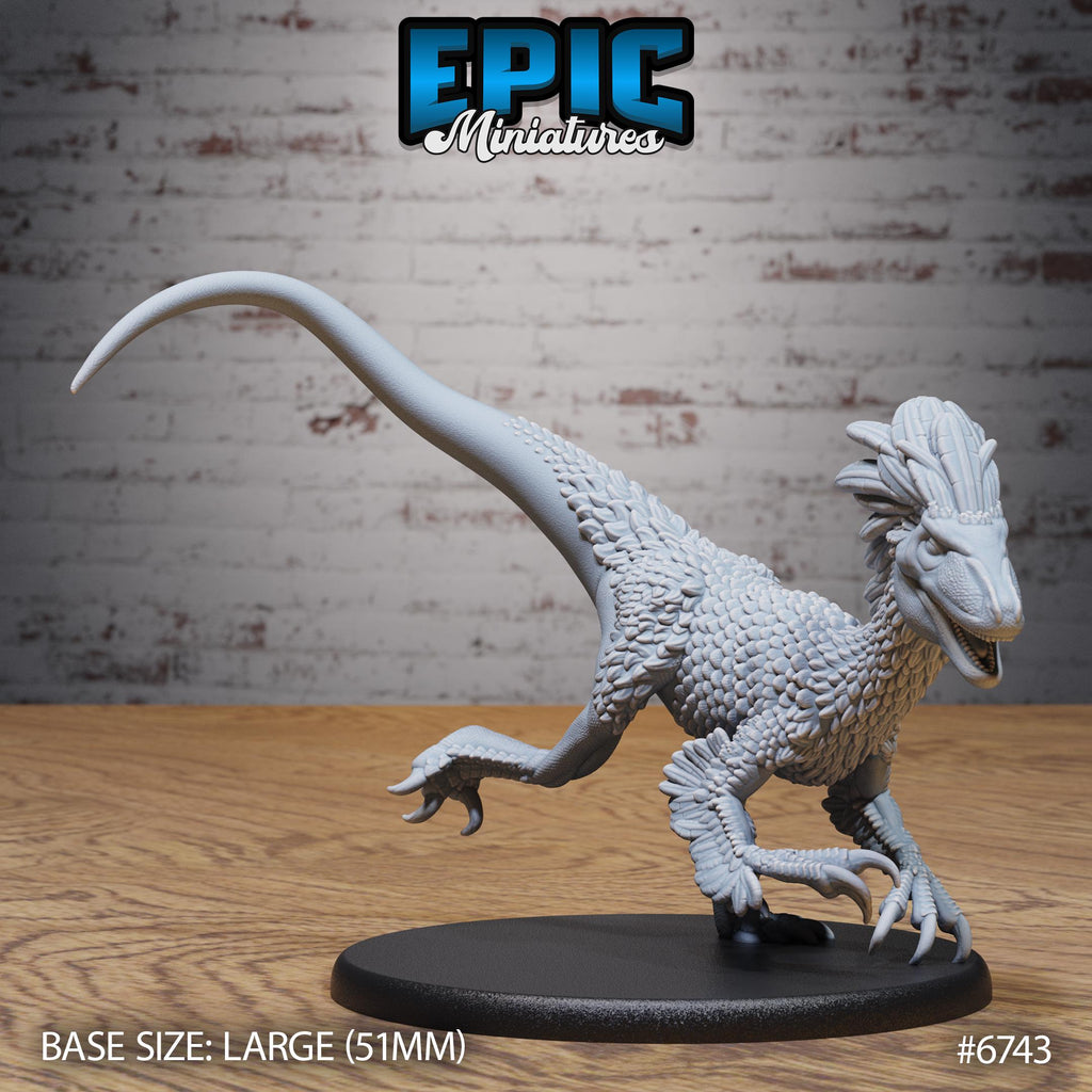 Raptor Option #6743 front DND miniature Primal Jungle 16k resin