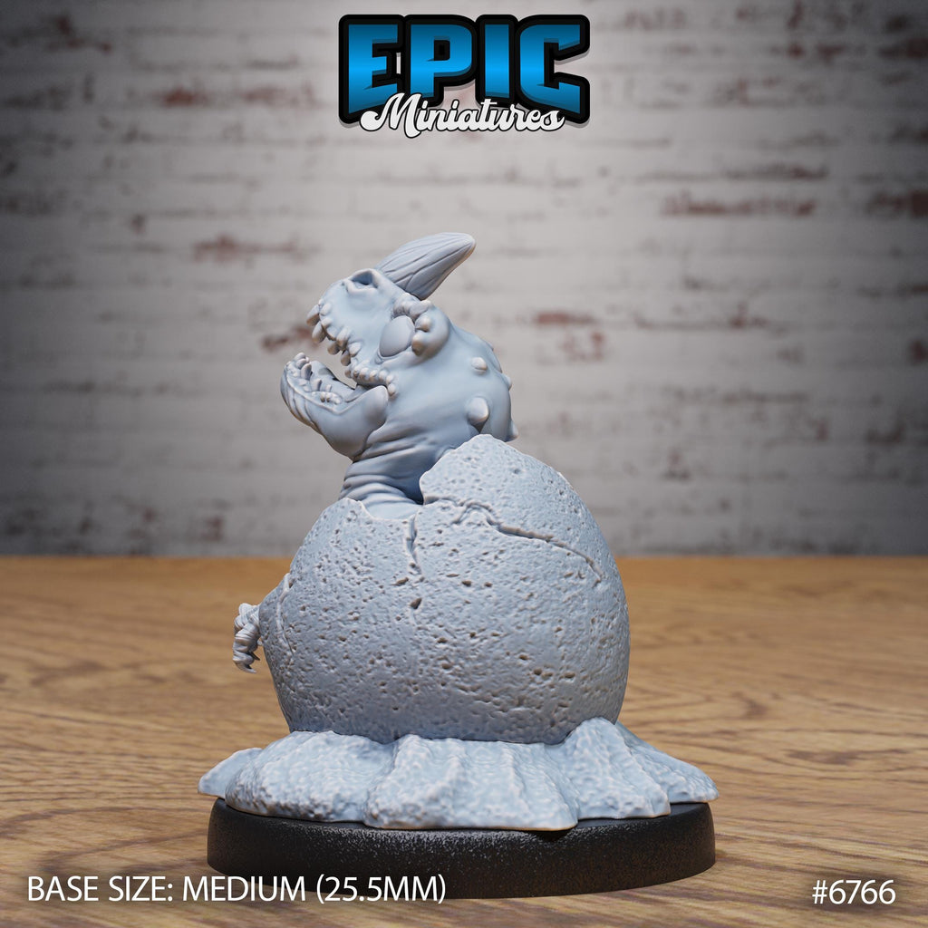 Dinosaur Hatchling Option #6766 back DND miniature Primal Jungle 16k resin