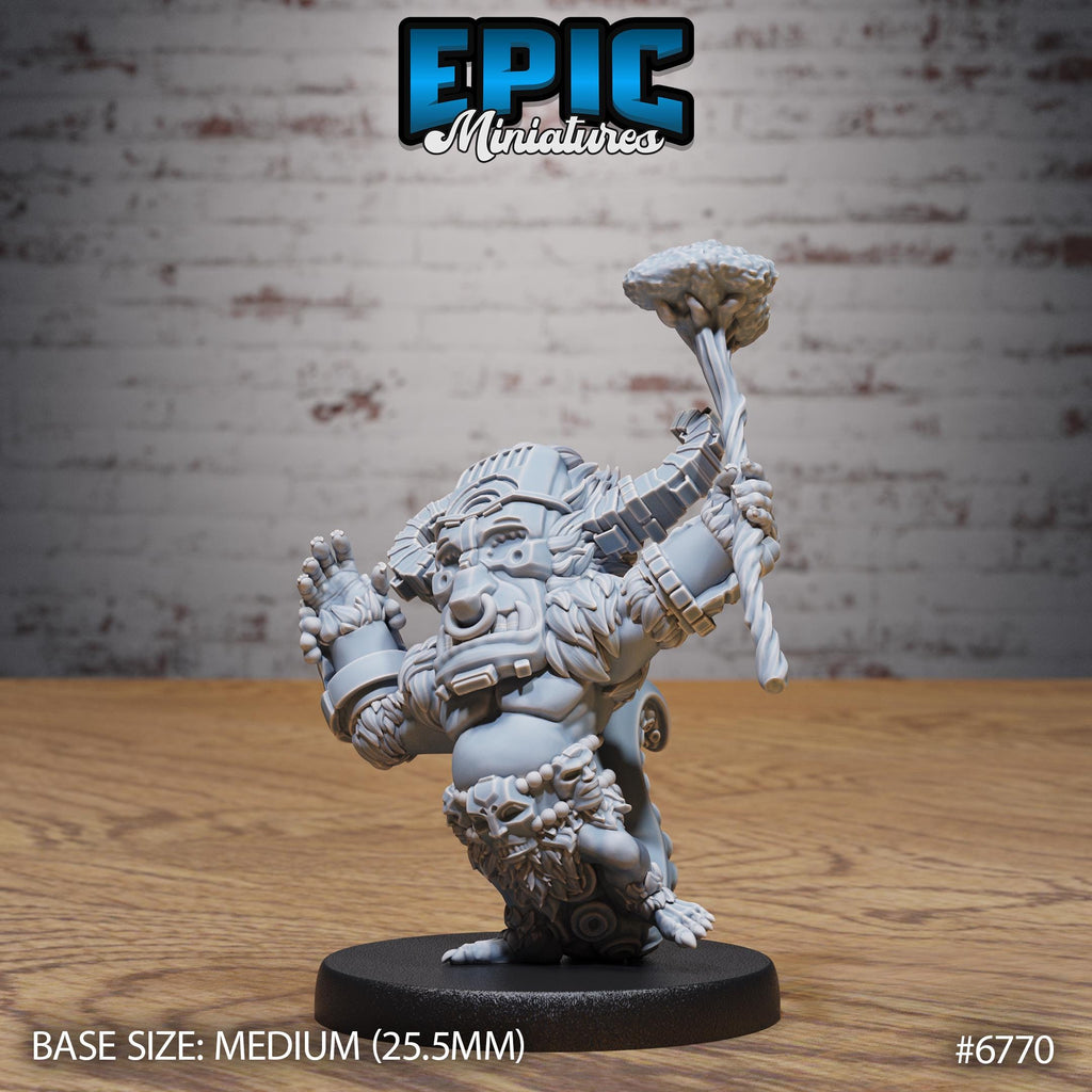 Void Shaman Option #6770 front DND miniature Primal Jungle 16k resin