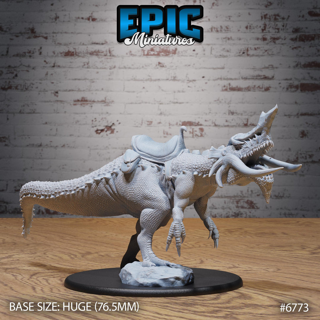 Boneskull Rex Option #6773 front DND miniature Primal Jungle 16k resin