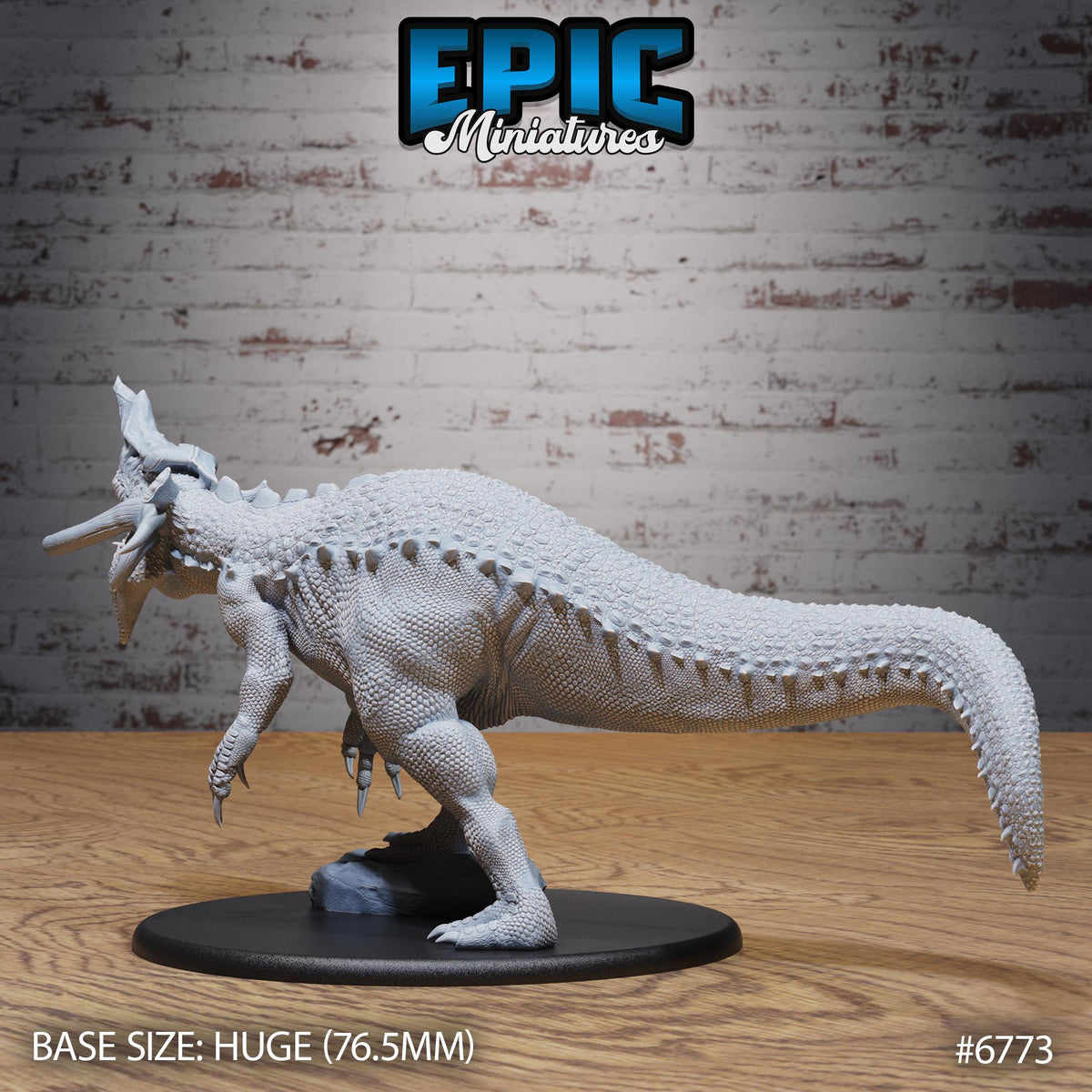 Boneskull Rex Option #6773 (2) back DND miniature Primal Jungle 16k resin