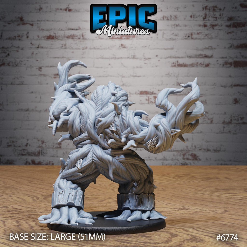 Shambling Mound Option #6774 back DND miniature Primal Jungle 16k resin