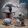 Shambling Mound Set of 3 DND miniatures group photo Primal Jungle