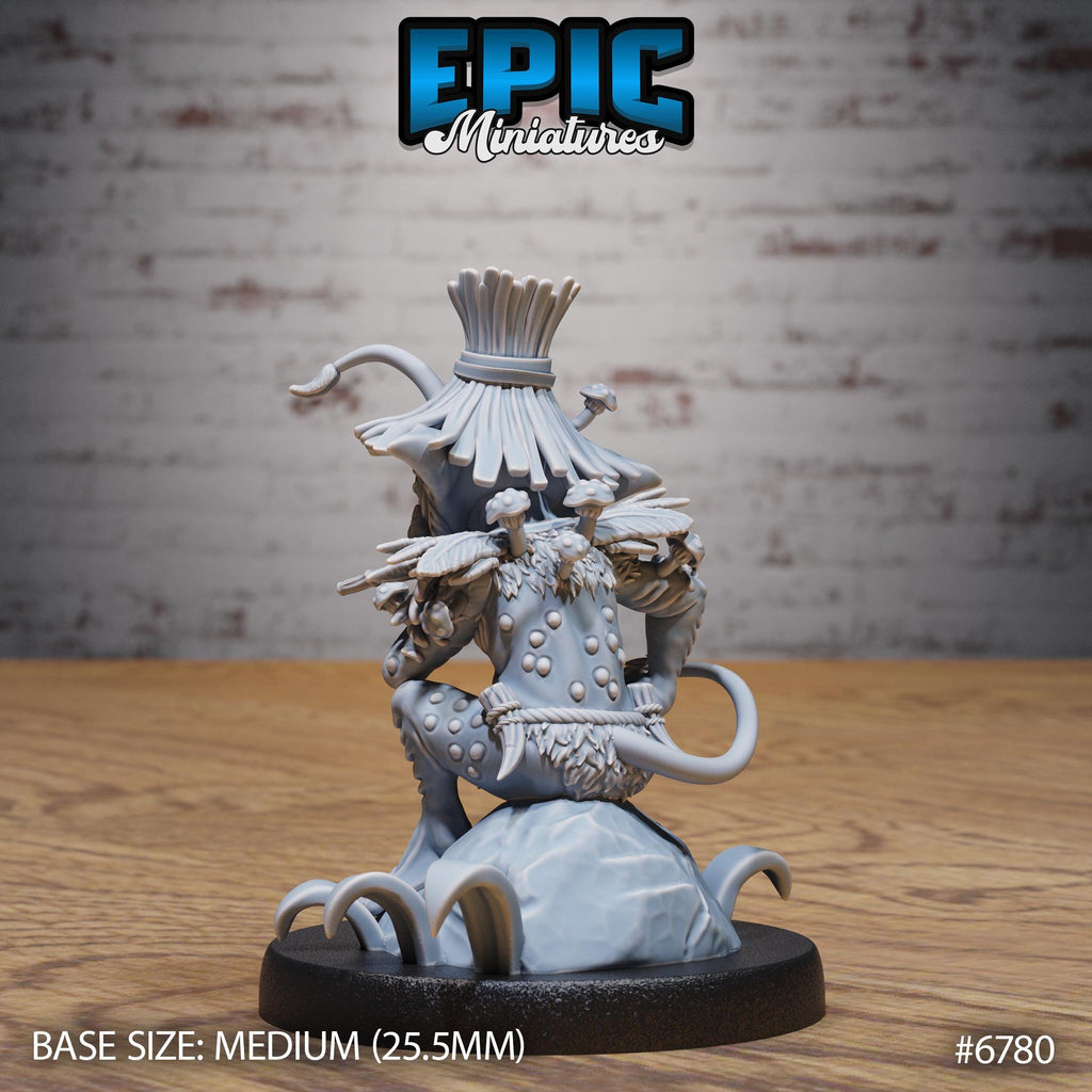 Jungle Goblin Option #6780 back DND miniature Primal Jungle 16k resin