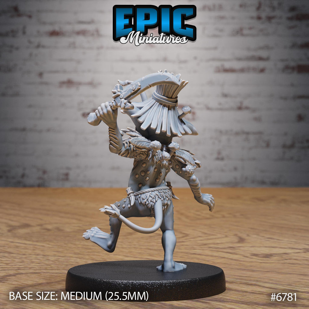 Jungle Goblin Option #6781 back DND miniature Primal Jungle 16k resin