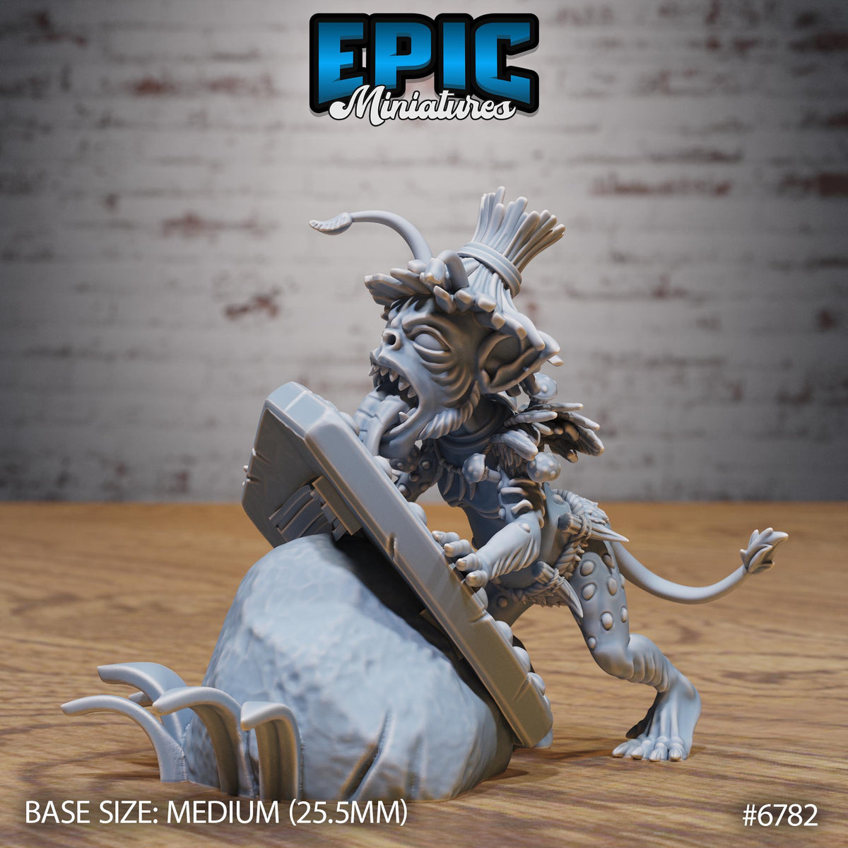 Jungle Goblin Option #6782 front DND miniature Primal Jungle 16k resin