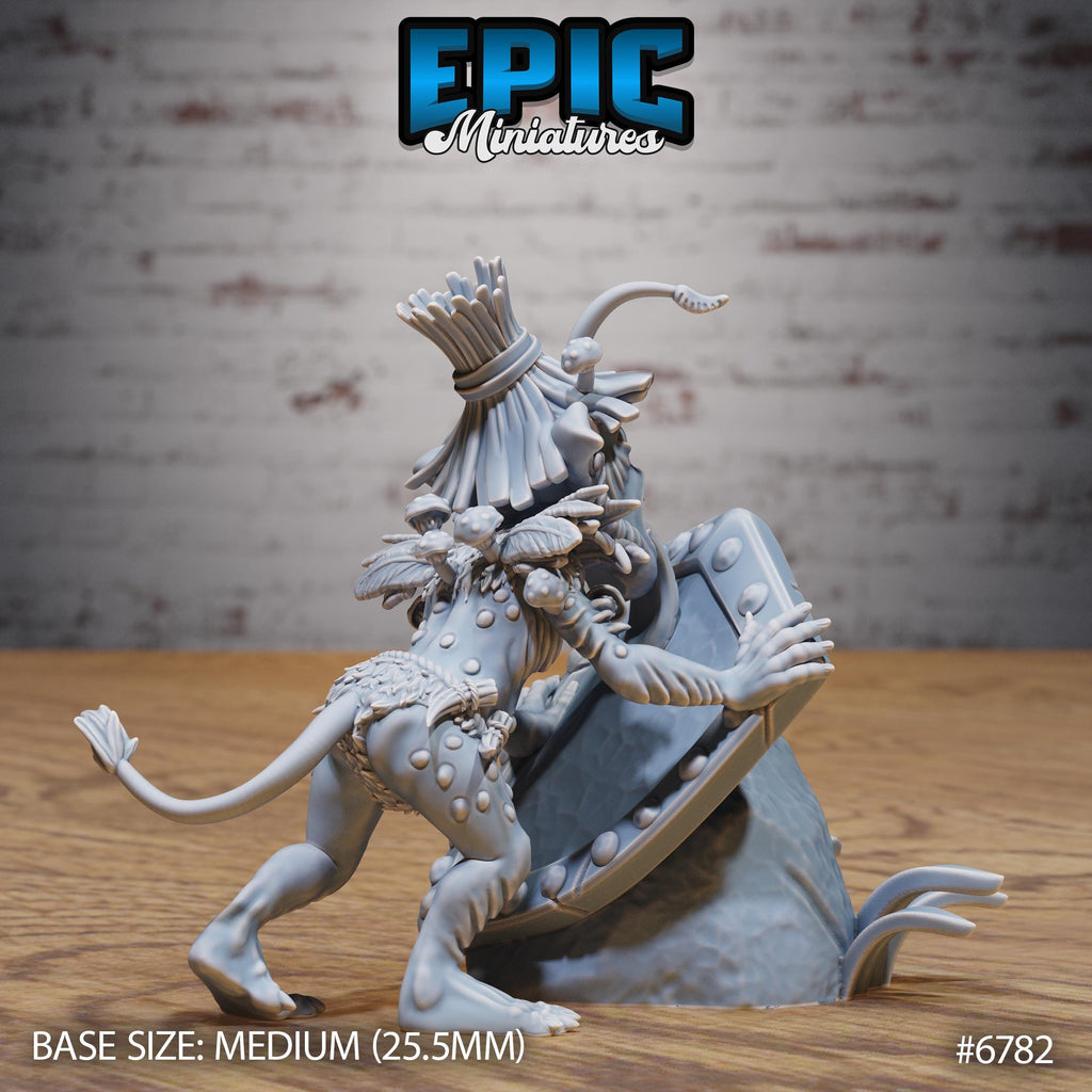 Jungle Goblin Option #6782 back DND miniature Primal Jungle 16k resin