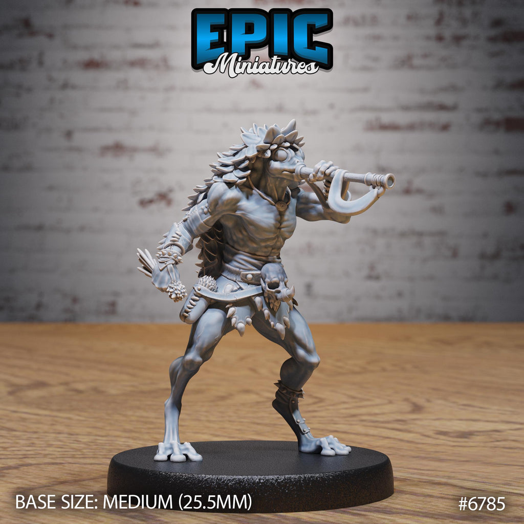 Frog Folk Hunter Set of 3 and 6 Option 1 No Headress back DND miniature Primal Jungle 16k resin