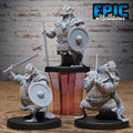 Duck Bandit Set of 3 DND miniatures group photo Beastly Champions