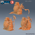 Snail Girl Set of 3 DND miniatures group photo Forest of Wonders