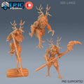Were-Owl Set of 3 DND miniatures group photo Forest of Wonders