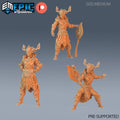 Archdruid Set of 3 DND miniatures group photo Forest of Wonders