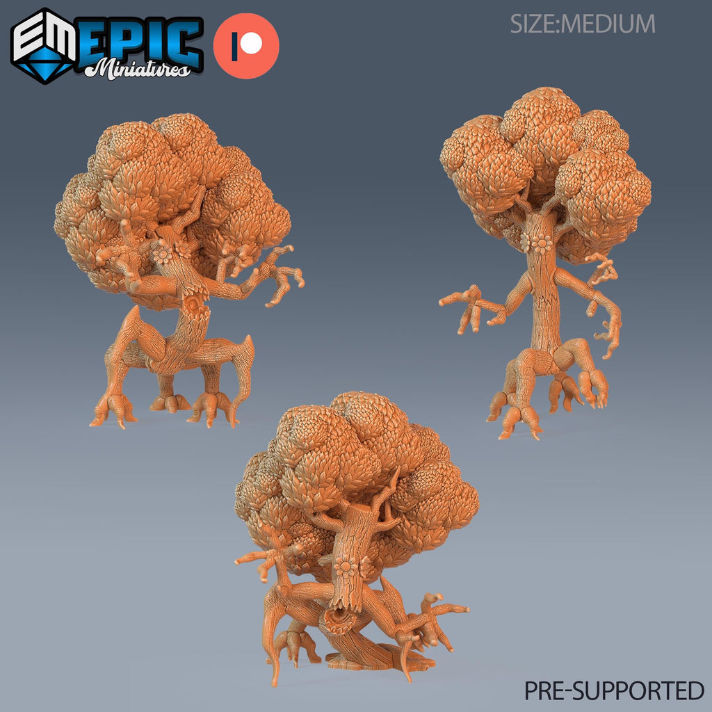 Sentient Tree Set of 3 DND miniatures group photo Forest of Wonders