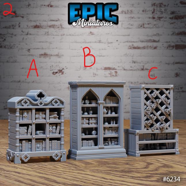Heavenly Scatter Part 1 of 3 Option 2 A front DND miniature Heavenly Battle 16k resin