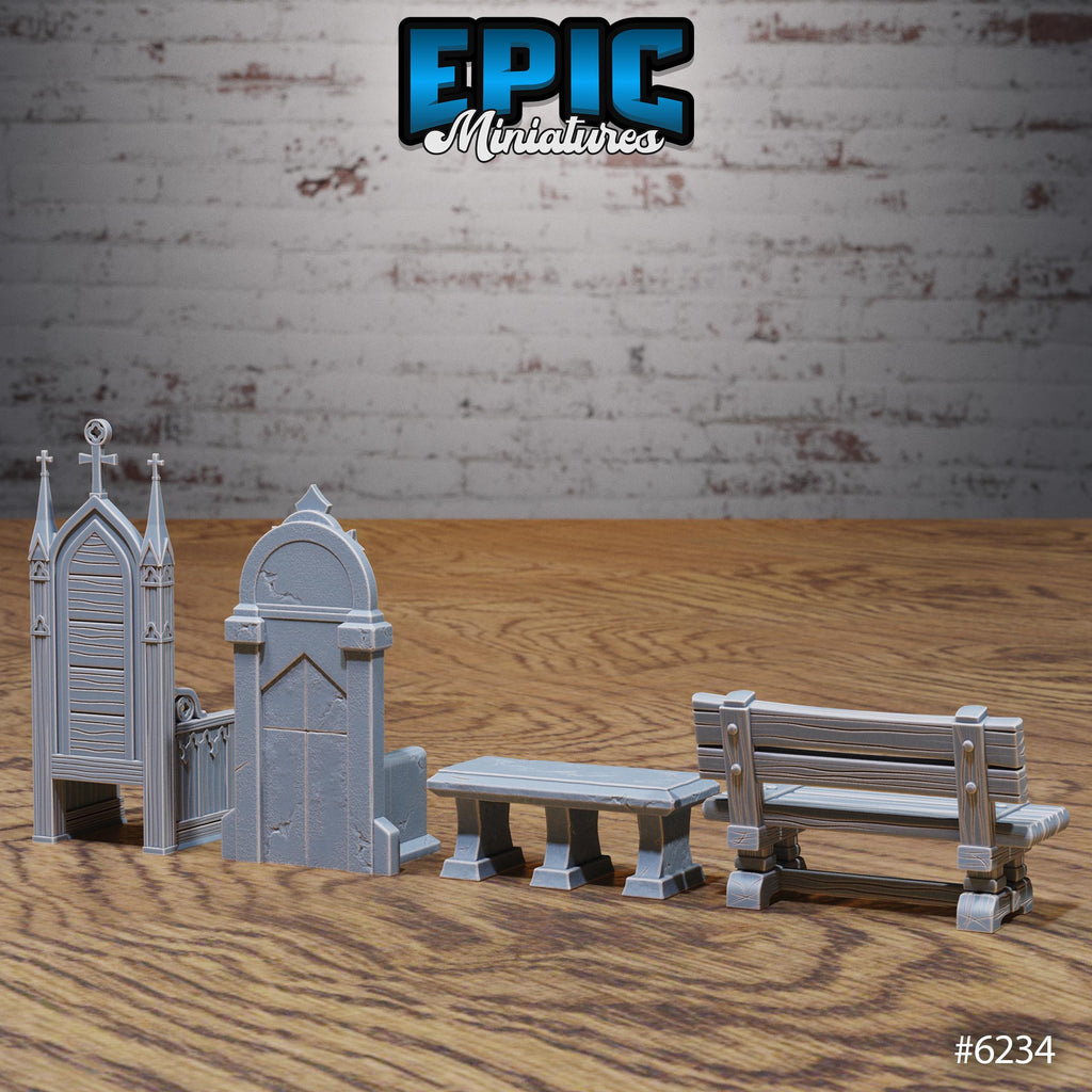 Heavenly Scatter Part 1 of 3 Option 3 C front DND miniature Heavenly Battle 16k resin