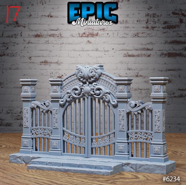 Heavenly Scatter Part 2 of 3 Option #6234 (5) front DND miniature Heavenly Battle 16k resin