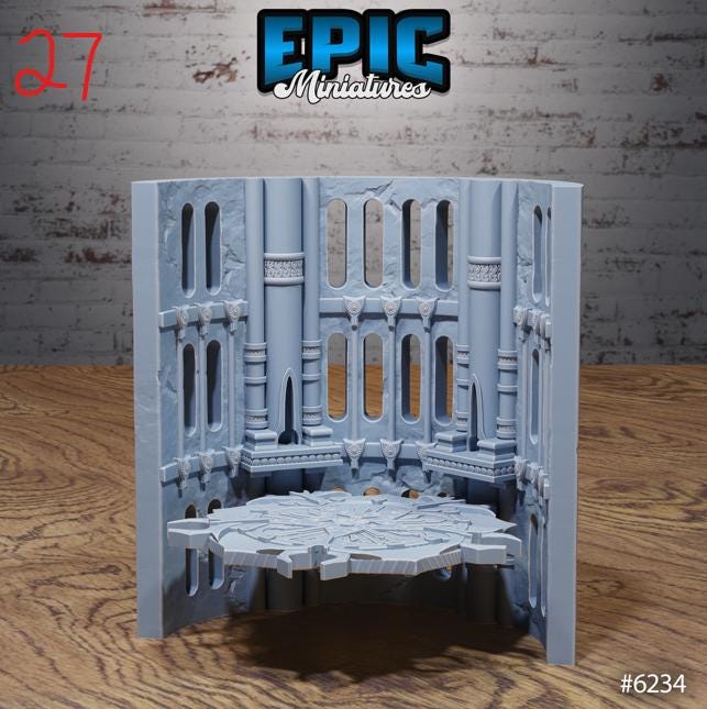 Heavenly Scatter Part 3 of 3 DND miniature Heavenly Battle photo 13