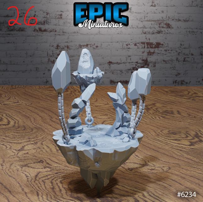 Heavenly Scatter Part 3 of 3 Option #6234 (4) front DND miniature Heavenly Battle 16k resin