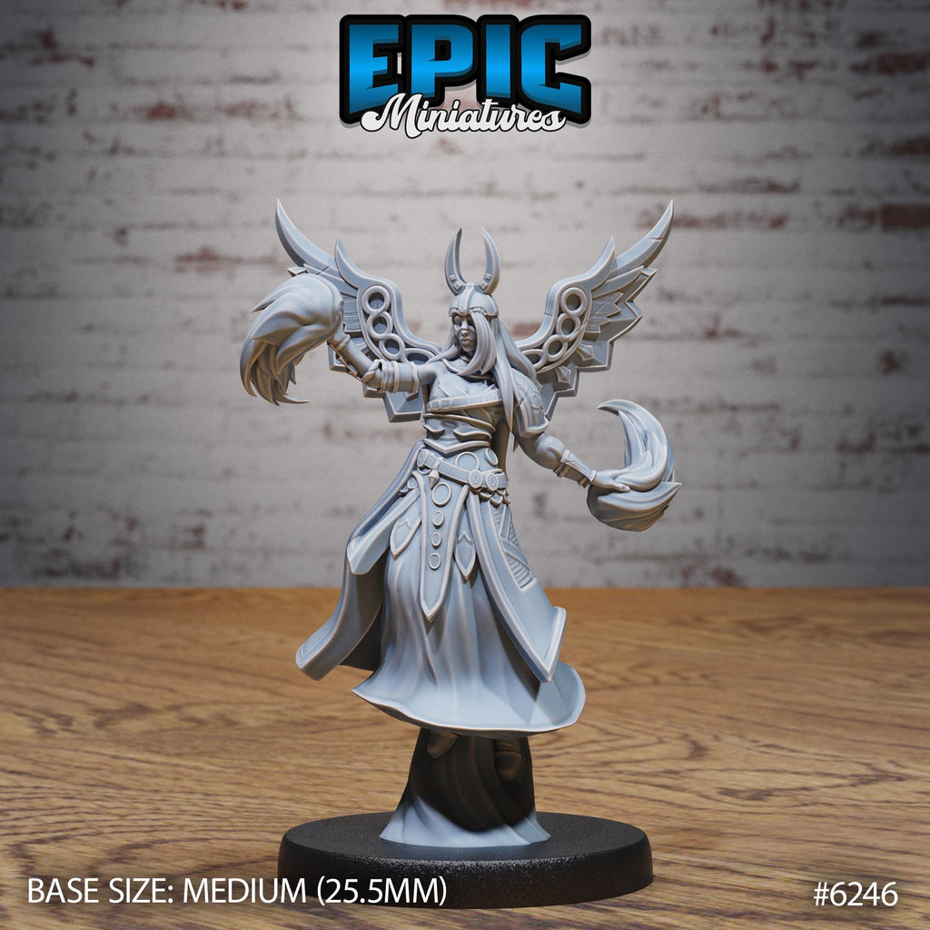 Aasimar Deva Option #6246 front DND miniature Heavenly Battle 16k resin