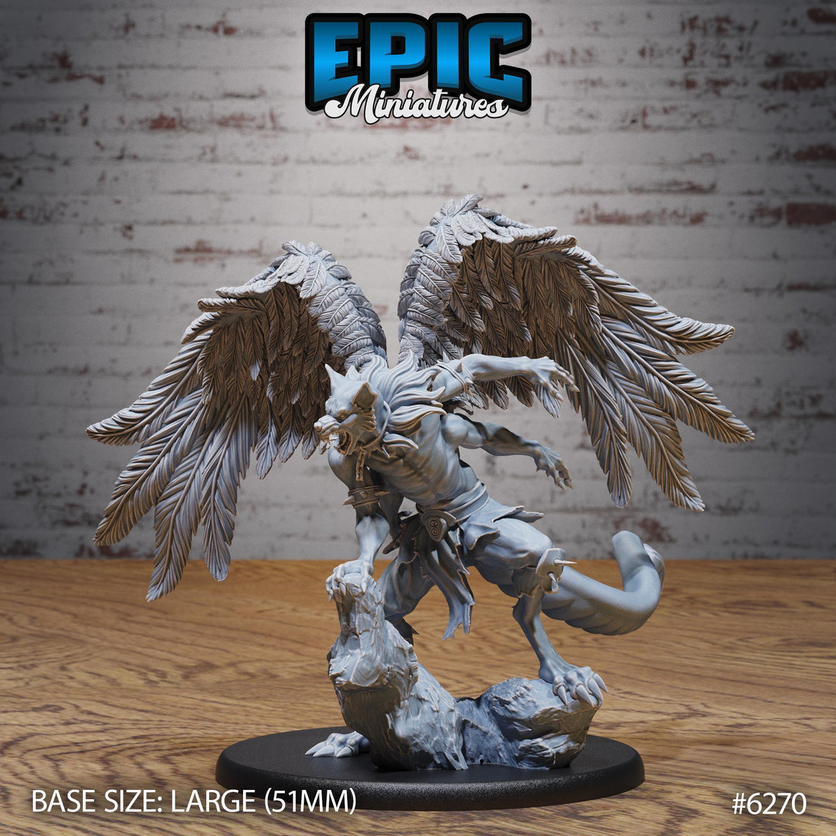 Deathsnatcher Option #6270 front DND miniature Heavenly Battle 16k resin