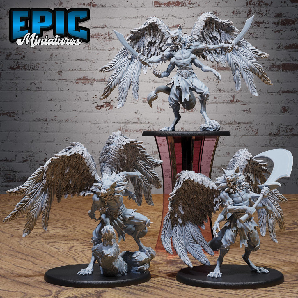Deathsnatcher Set of 3 DND miniatures group photo Heavenly Battle