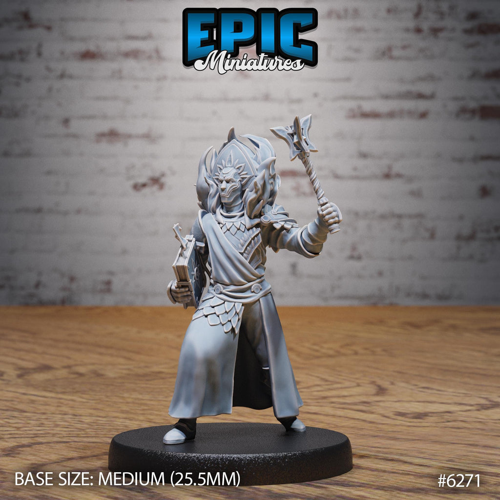 Pain Cleric Option #6271 front DND miniature Heavenly Battle 16k resin