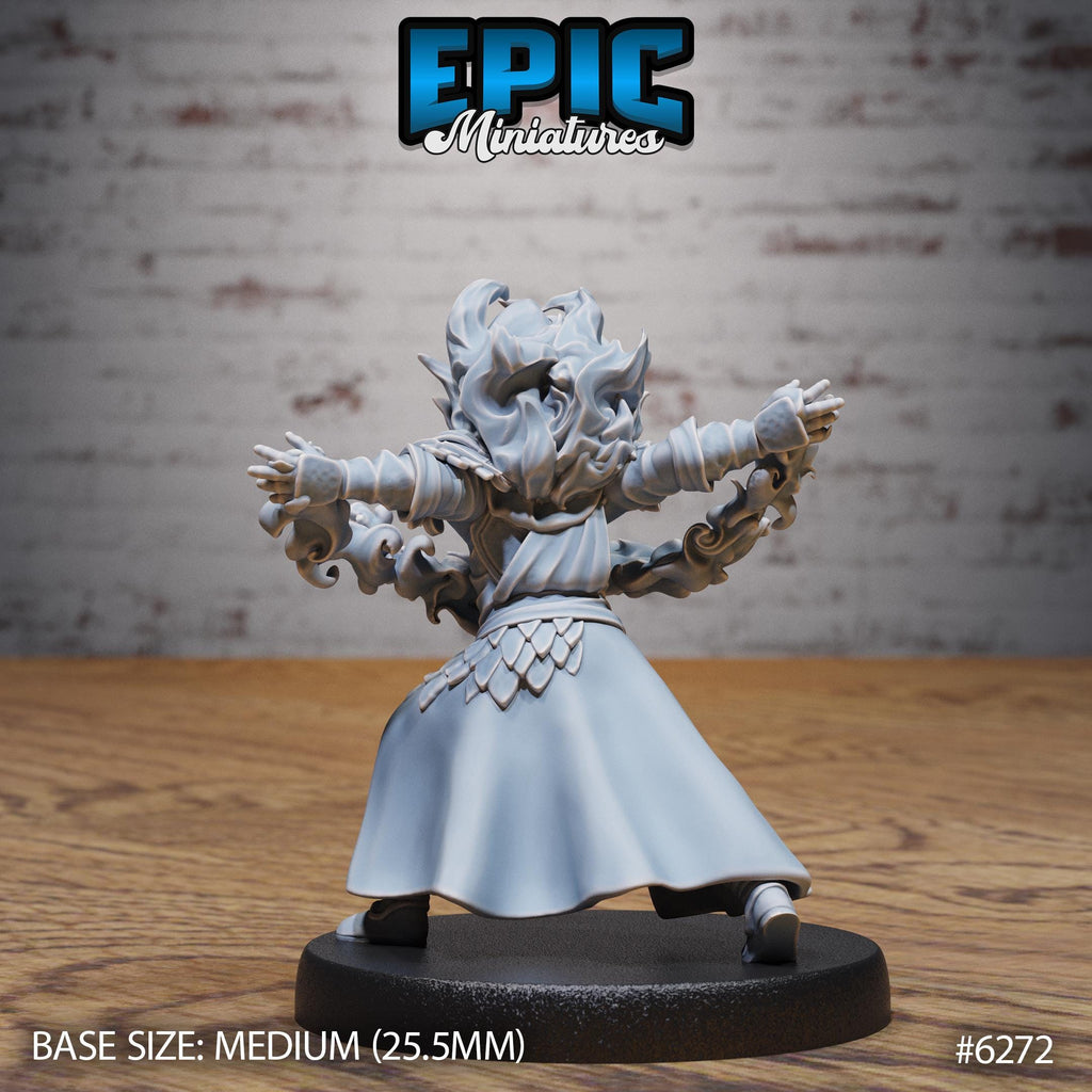 Pain Cleric Option #6272 back DND miniature Heavenly Battle 16k resin