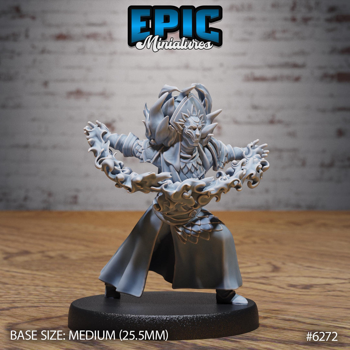 Pain Cleric Option #6272 front DND miniature Heavenly Battle 16k resin