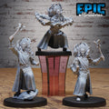 Pain Cleric Set of 3 DND miniatures group photo Heavenly Battle
