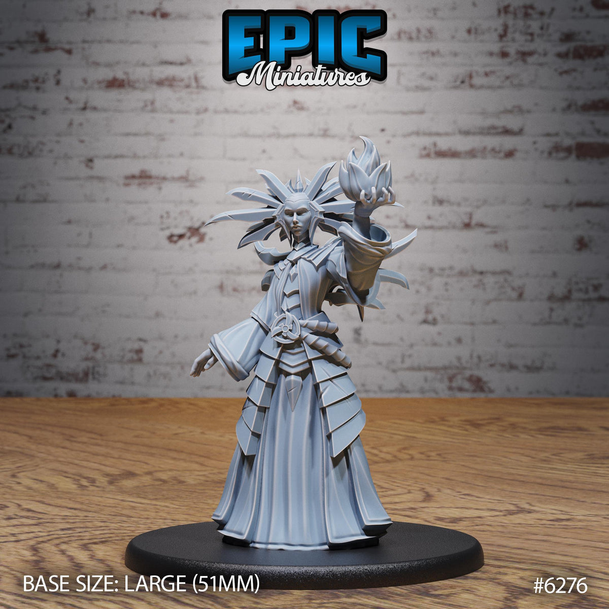 Lady of Pain Option #6276 front DND miniature Heavenly Battle 16k resin