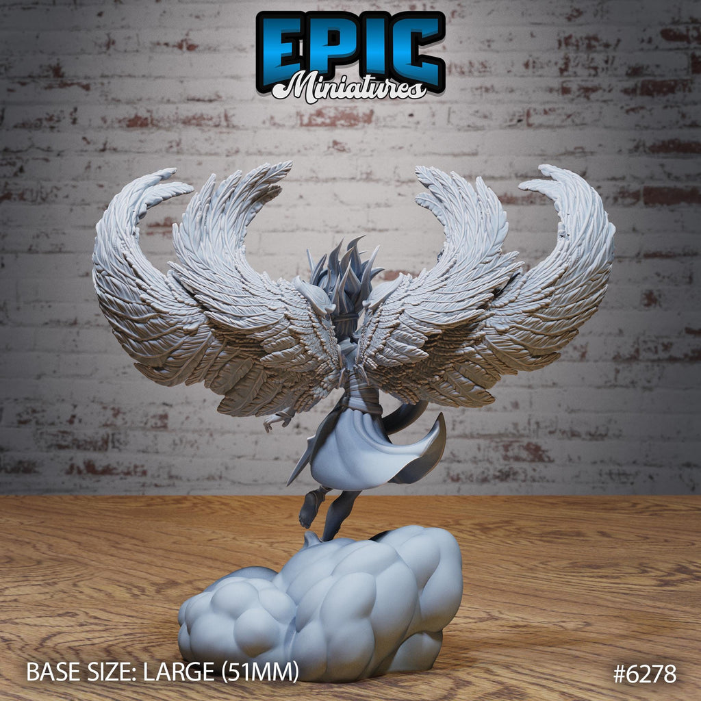 Zariel Angel Prime Option #6278 back DND miniature Heavenly Battle 16k resin