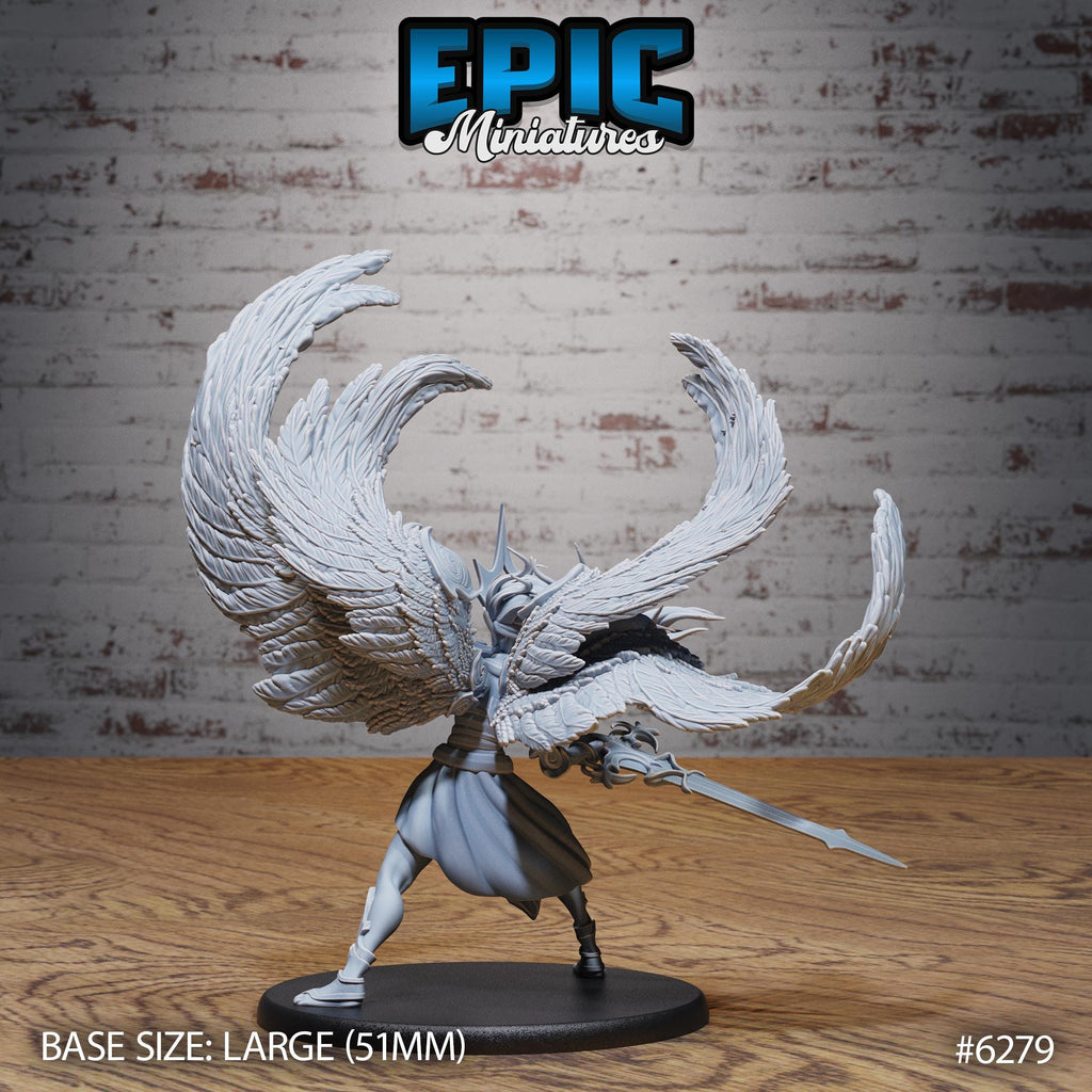 Zariel Angel Prime Option #6279 back DND miniature Heavenly Battle 16k resin