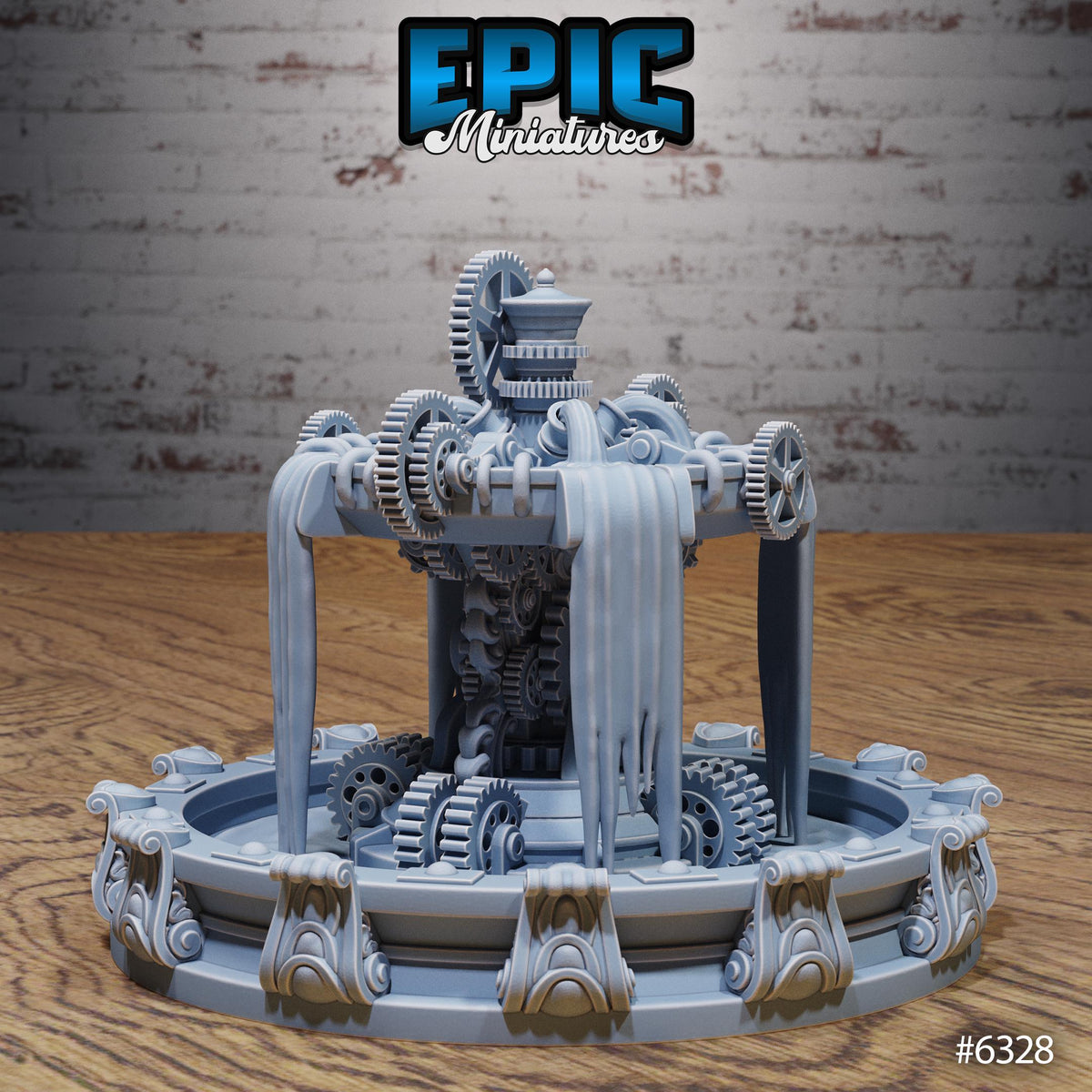 Laboratory Scatter Option 3 B front DND miniature Construct Laboratory 16k resin