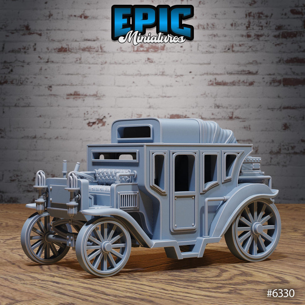 Tesla Carriage Tesla Carriage front DND miniature Construct Laboratory 16k resin