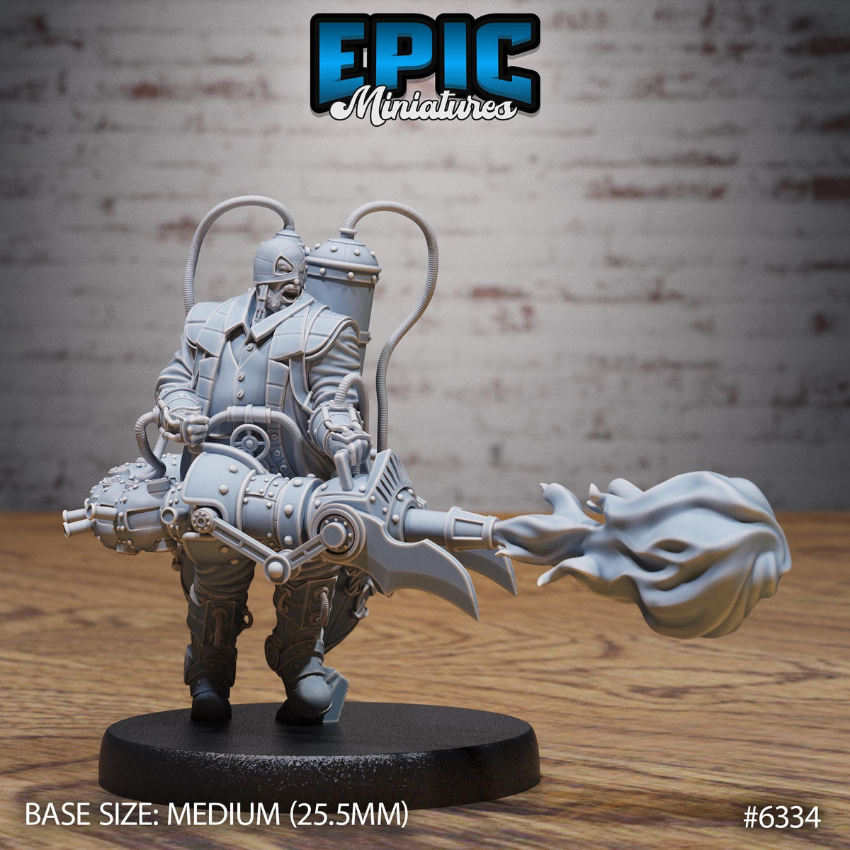 Mad Scorpion Professor Option #6334 front DND miniature Construct Laboratory 16k resin