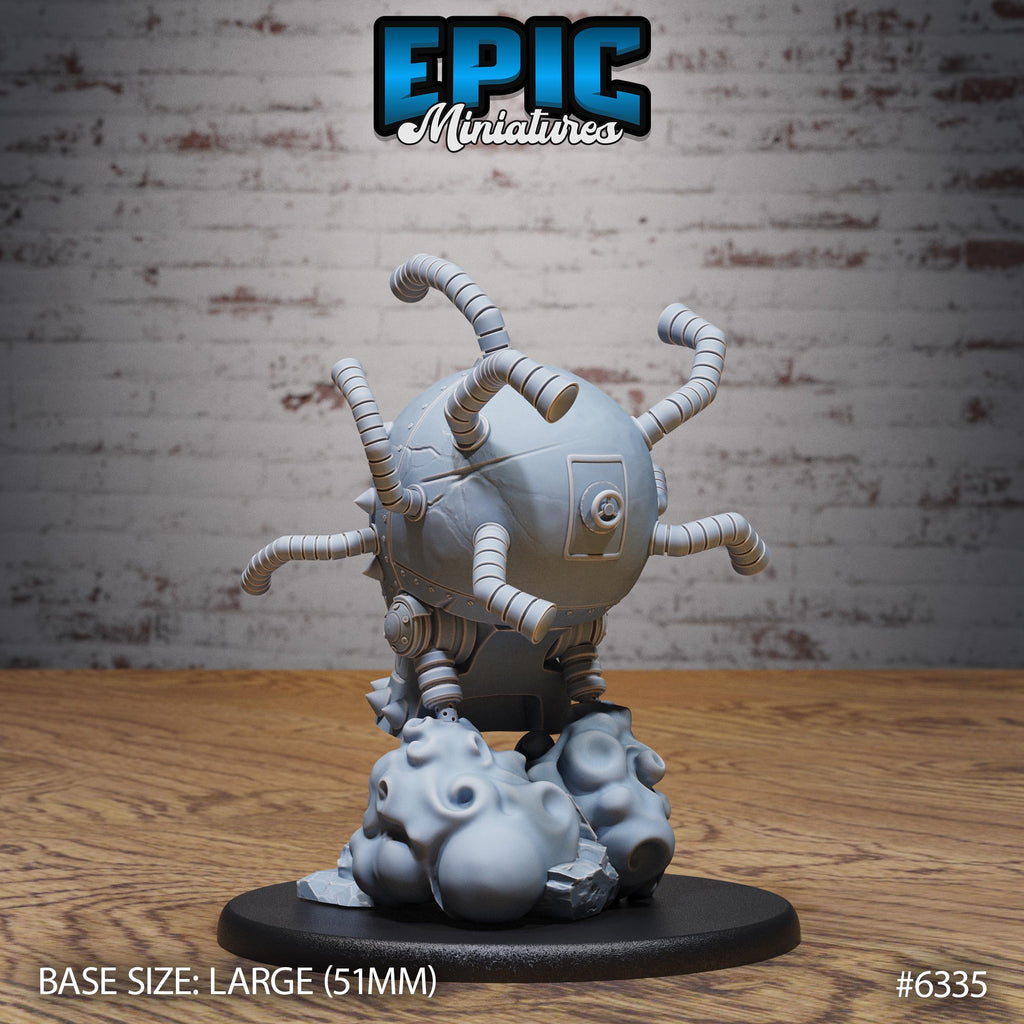 Steam Tyrant Option #6335 back DND miniature Construct Laboratory 16k resin