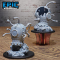 Steam Tyrant Set of 2 DND miniatures group photo Construct Laboratory
