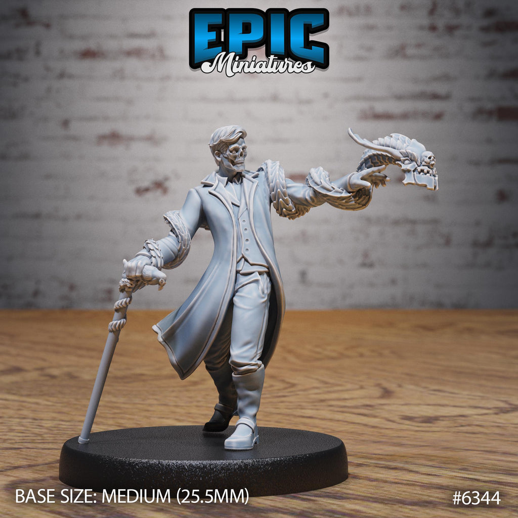 Blue Warlock Option #6344 front DND miniature Construct Laboratory 16k resin
