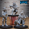 Steampunk Citizen Set of 3 DND miniatures group photo Construct Laboratory