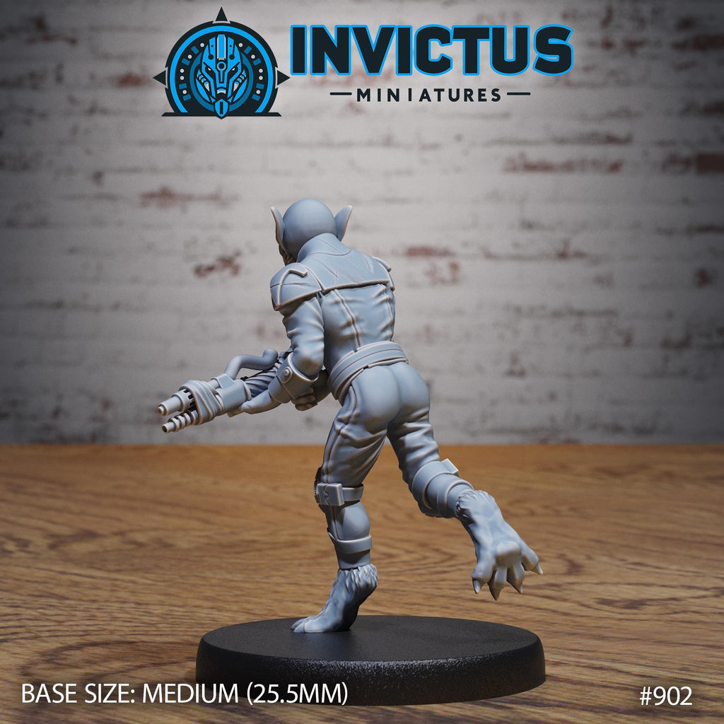 Orbital Crew Option #902 back DND miniature Space Odyssey 16k resin