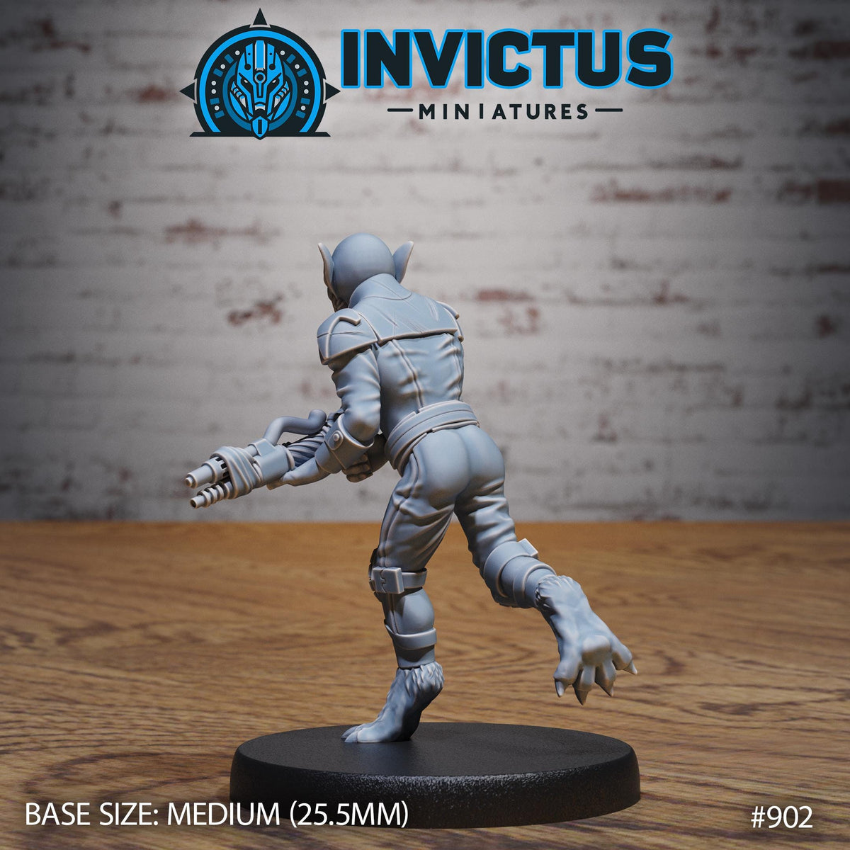 Orbital Crew Option #902 back DND miniature Space Odyssey 16k resin