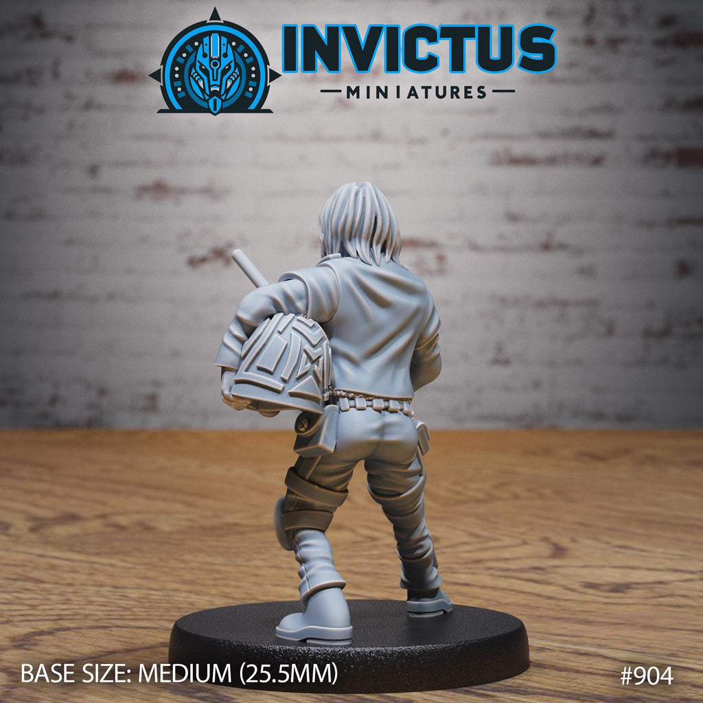 Orbital Crew Option #904 back DND miniature Space Odyssey 16k resin