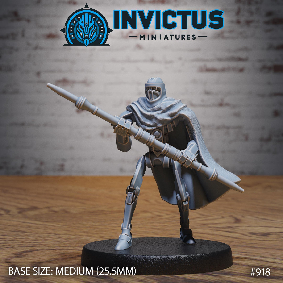 Droid Option #918 front DND miniature Space Odyssey 16k resin