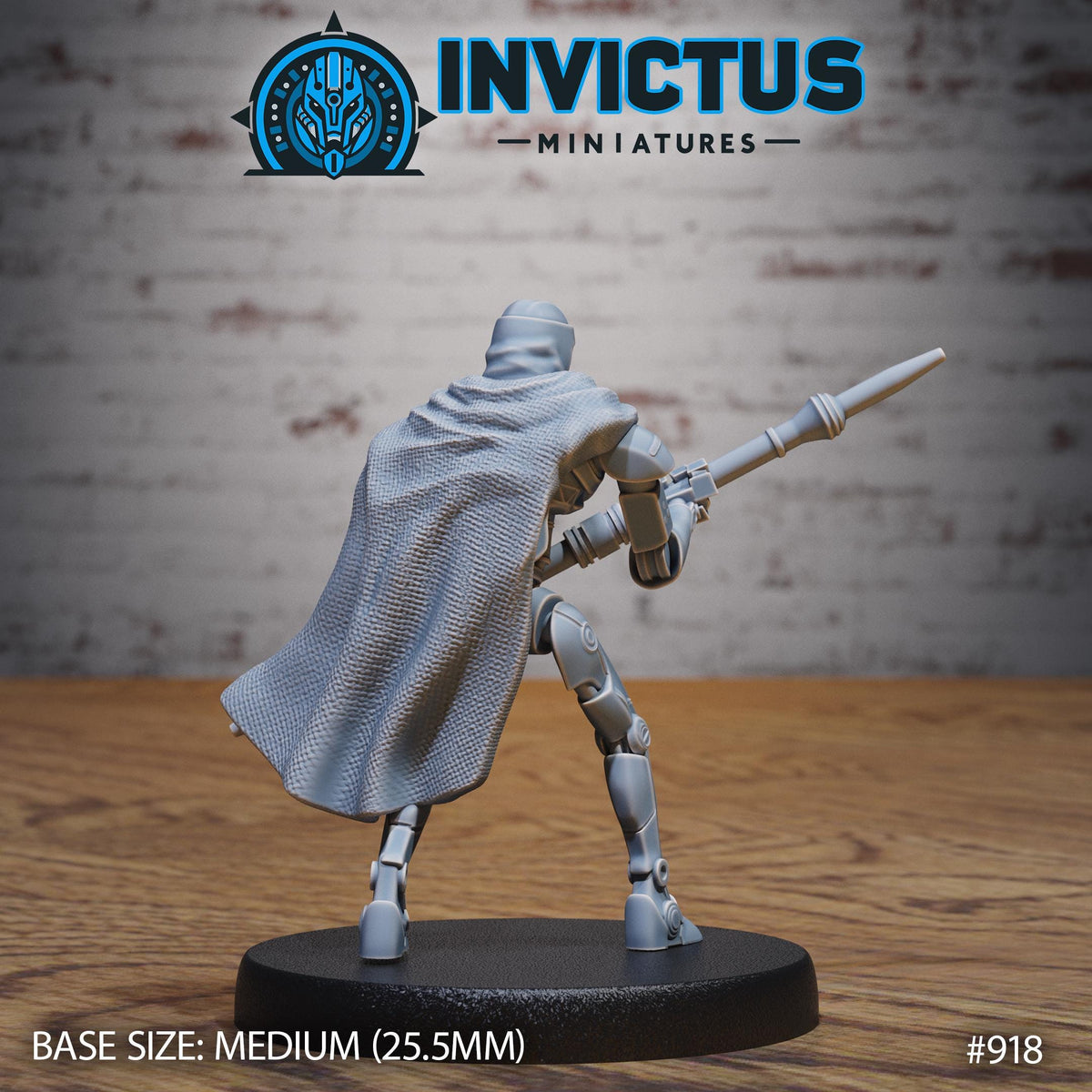 Droid Option #918 back DND miniature Space Odyssey 16k resin