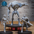 Droid Set of 3 DND miniatures group photo Space Odyssey