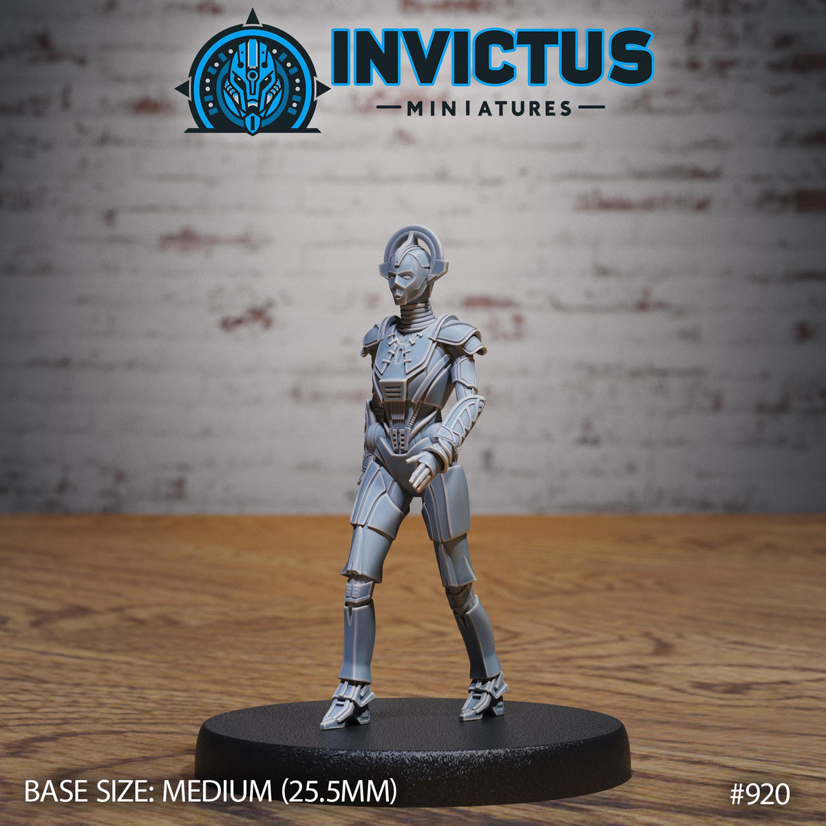 Droid Option #920 front DND miniature Space Odyssey 16k resin