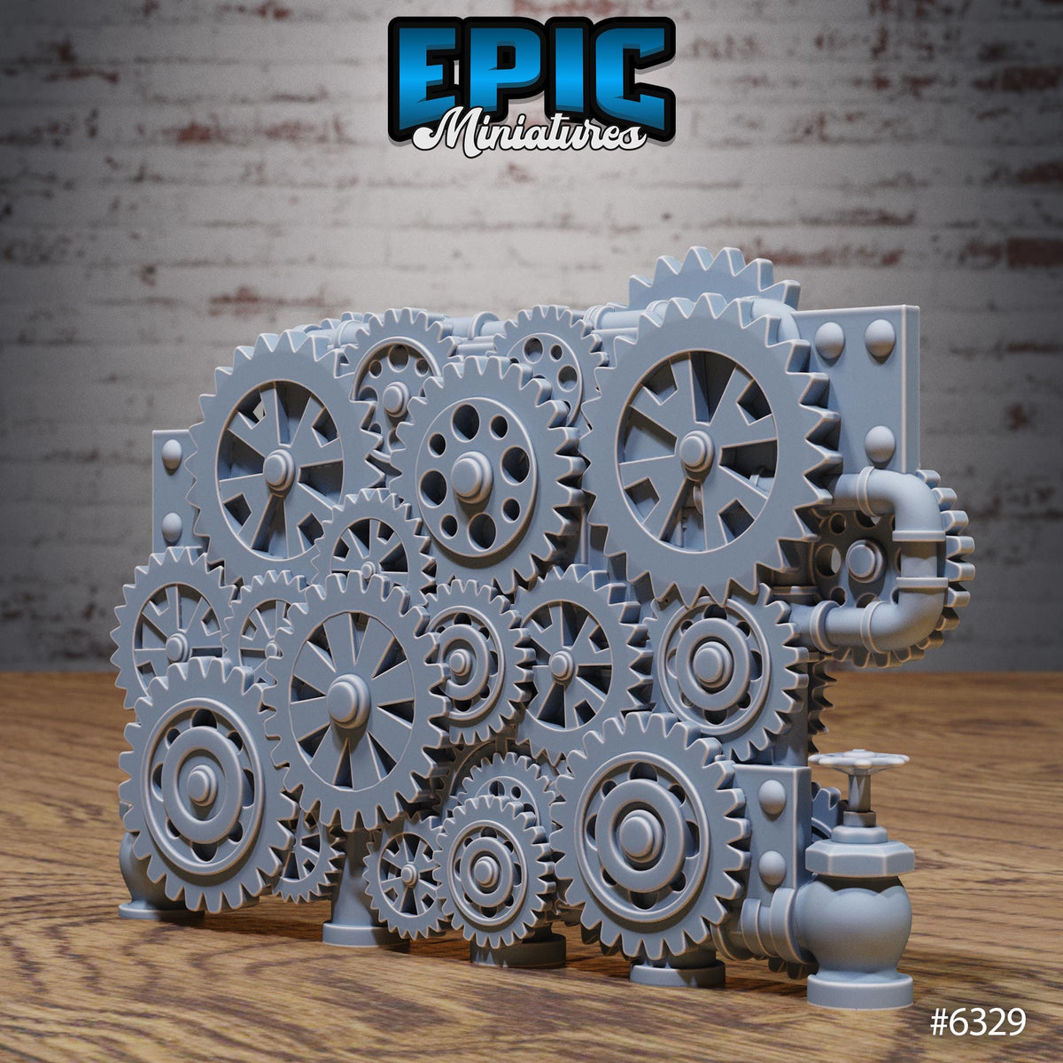 Laboratory Walls and Tiles Set DND miniature Construct Laboratory photo 6